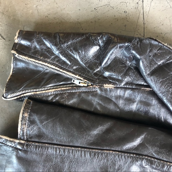 Vintage leather jacket - Picture 4 of 4